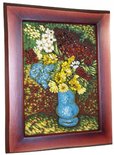 "Bouquet of Flowers in a Blue Vase" (Vincent van Gogh)